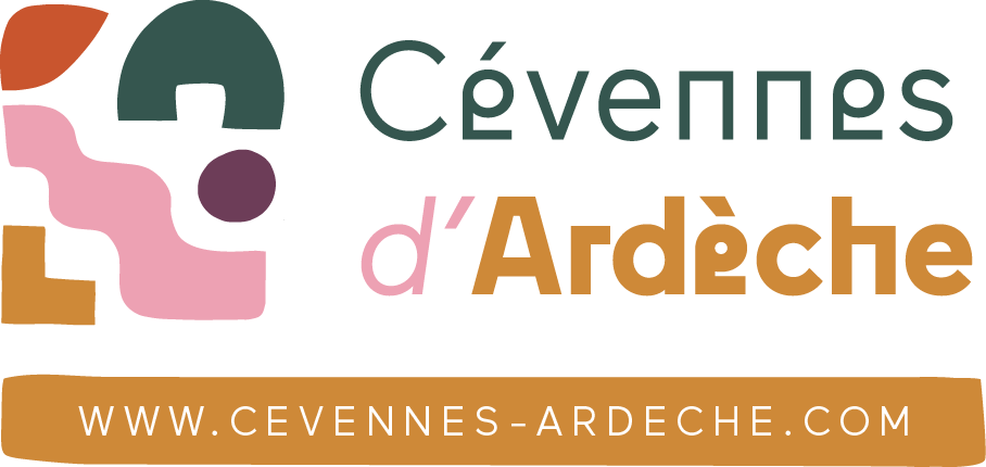 Logo de l'Office du Tourisme Cévennes d'Ardèche en horizontal